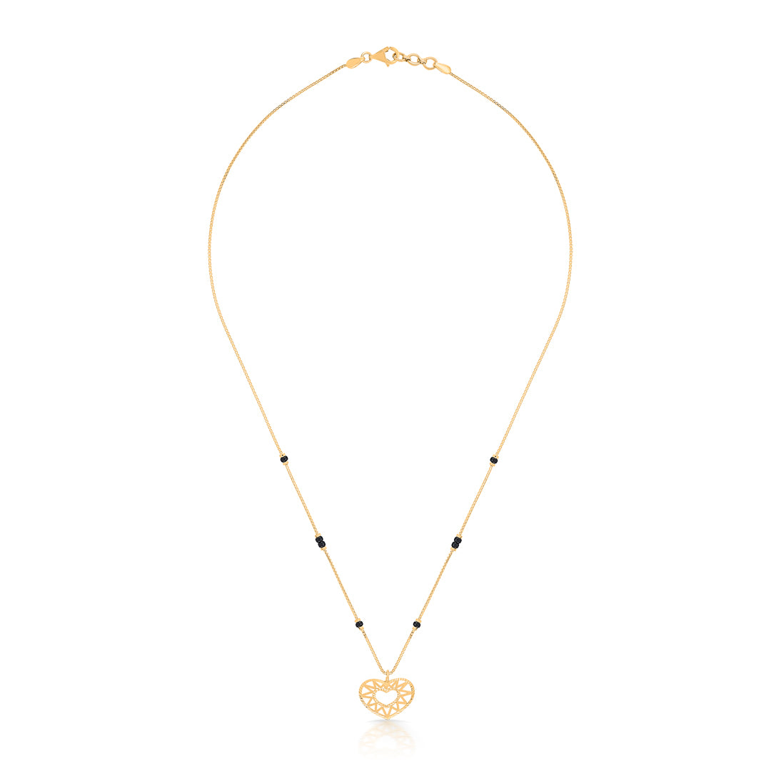Sacred Loops Yellow Gold Sacred Loops Mangalsutra For Women