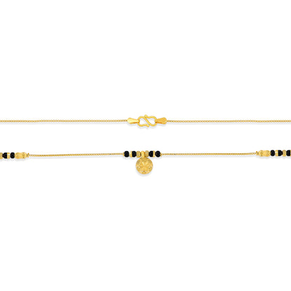 Wati Serenity Yellow Gold Wati Mani Mangalsutra For Women