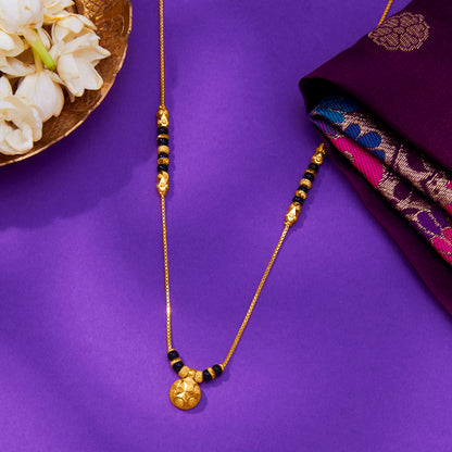 Wati Serenity Yellow Gold Wati Mani Mangalsutra For Women