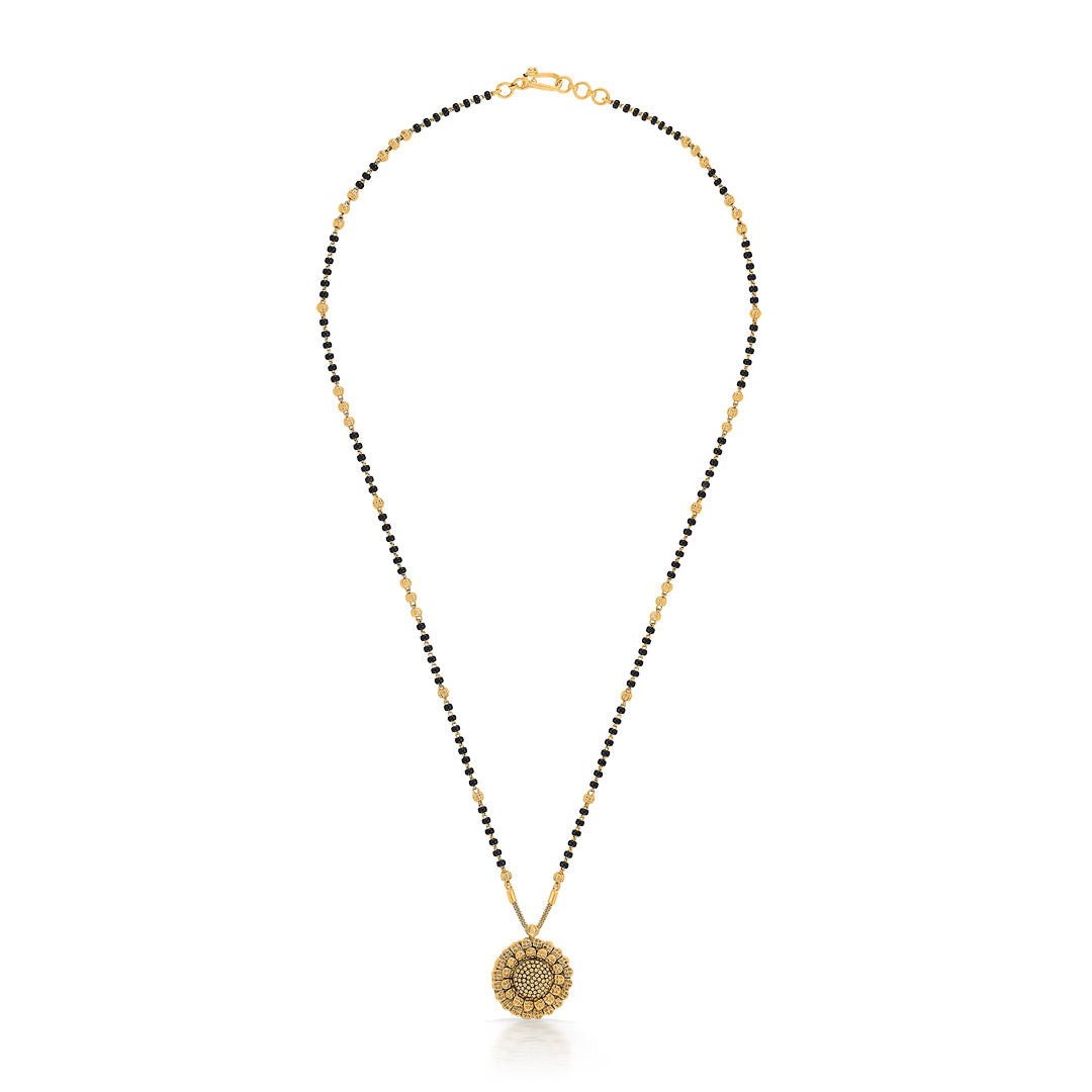 Circle of Grace Yellow Gold Modern Mangalsutra For Women