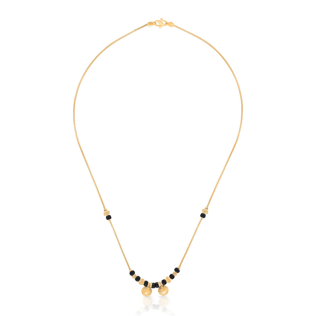 Mithila Wati Mani Yellow Gold Wati Mani Mangalsutra For Women