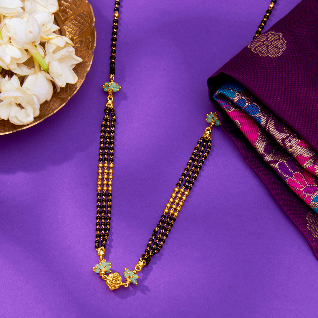 Orabella Unity Yellow Gold Modern Mangalsutra For Women