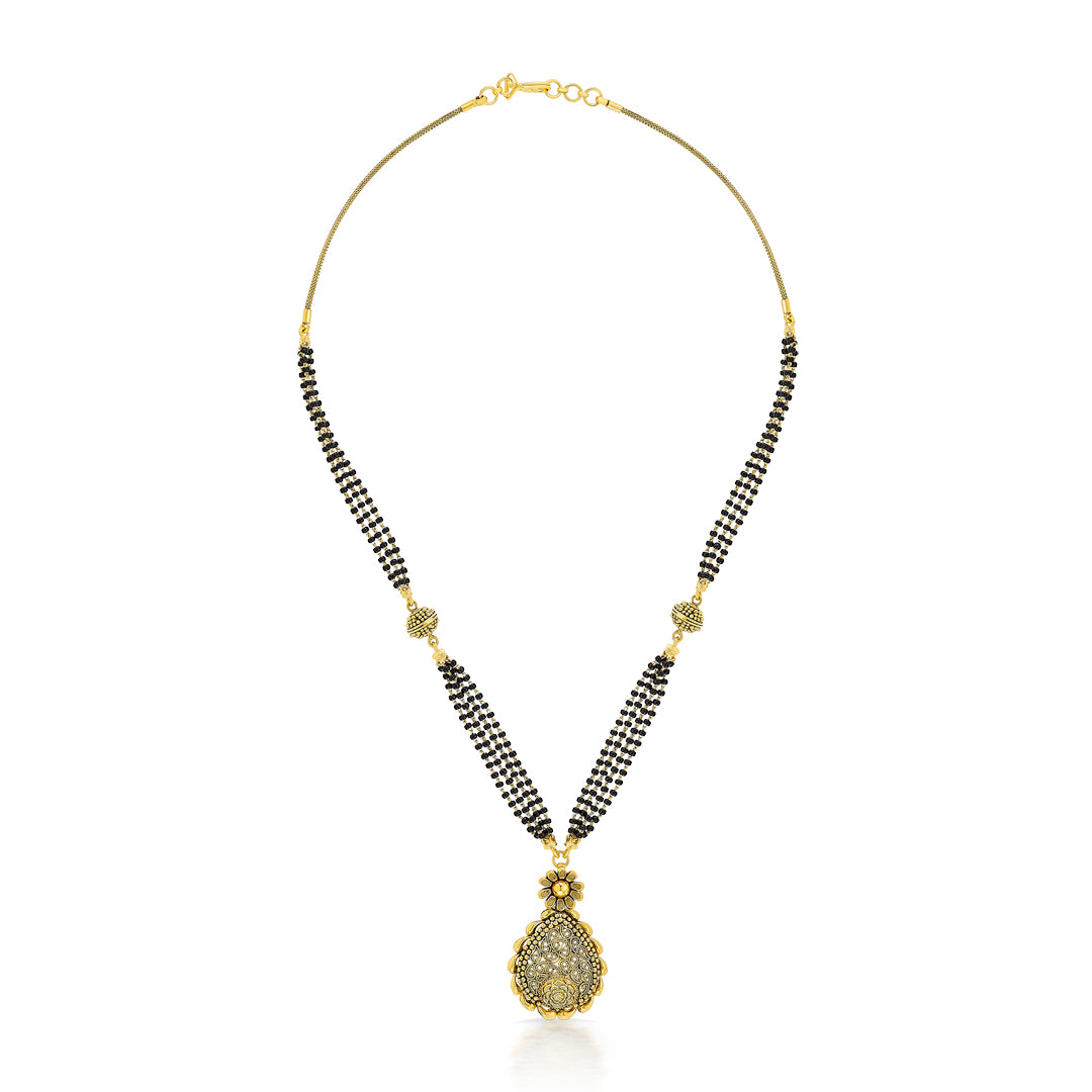 Radiant Unity Yellow Gold Modern Mangalsutra For Women
