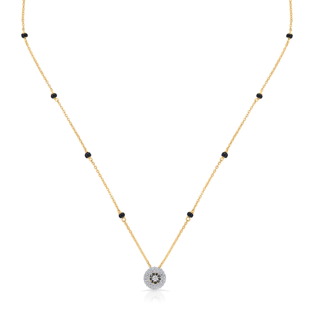 nivriti link gold modern mangalsutra
