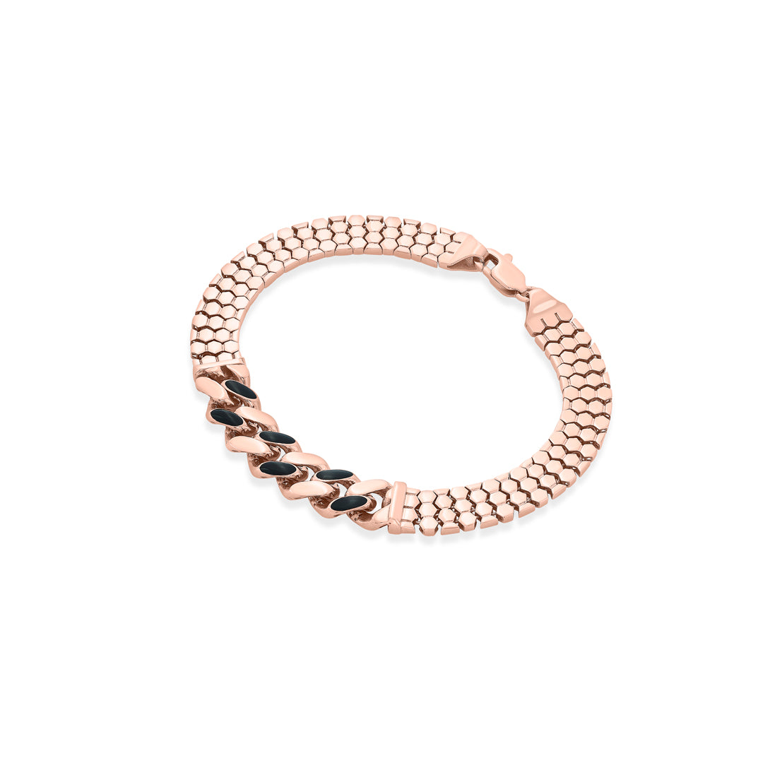 urban weave gold bracelet