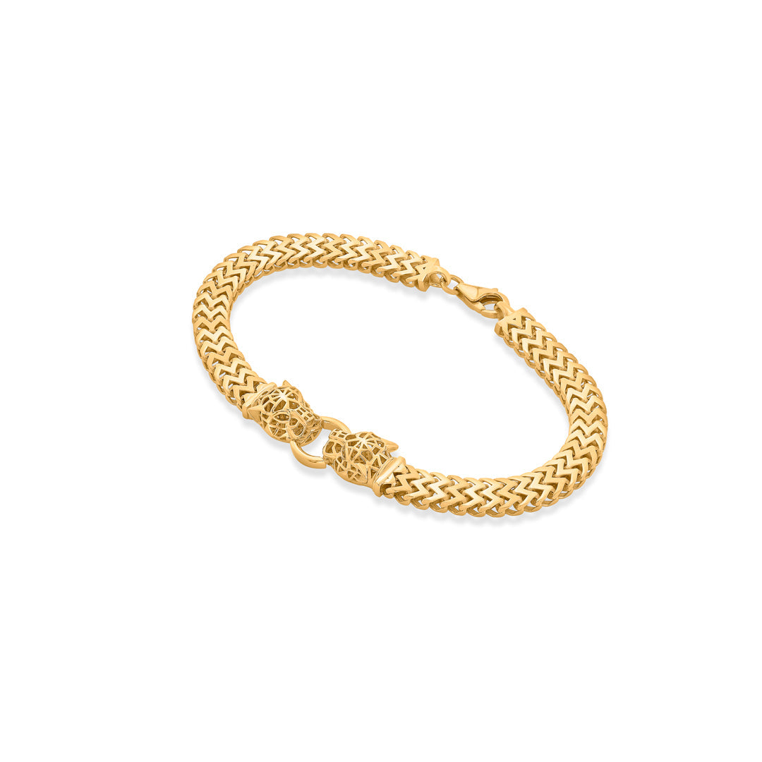pride lock gold bracelet