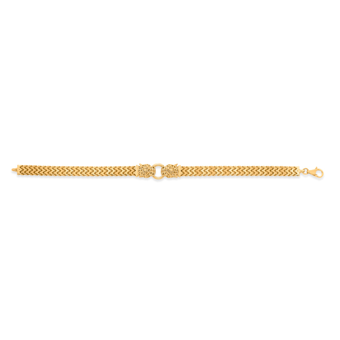 pride lock gold bracelet
