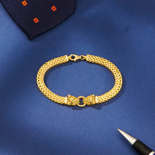 Pride Lock Gold Bracelet