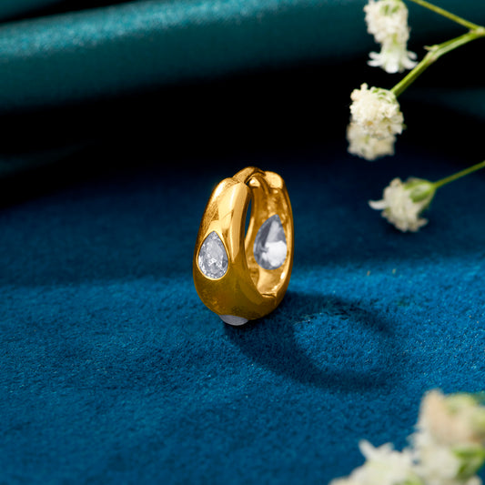 Twist Dew Bali Gold Mens Earring