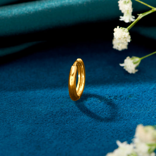 Golden Orbit Bali Gold Mens Earring