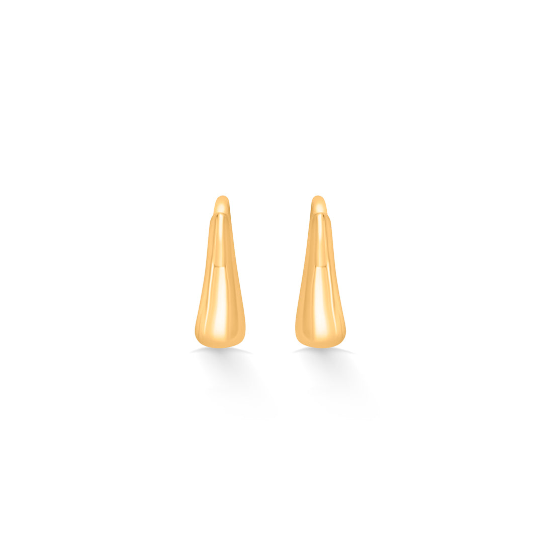 radiant beam bali gold men's earring