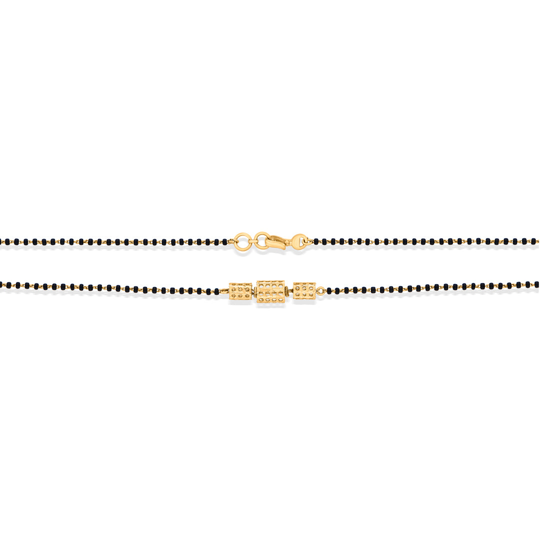 ornate link gold modern mangalsutra for women