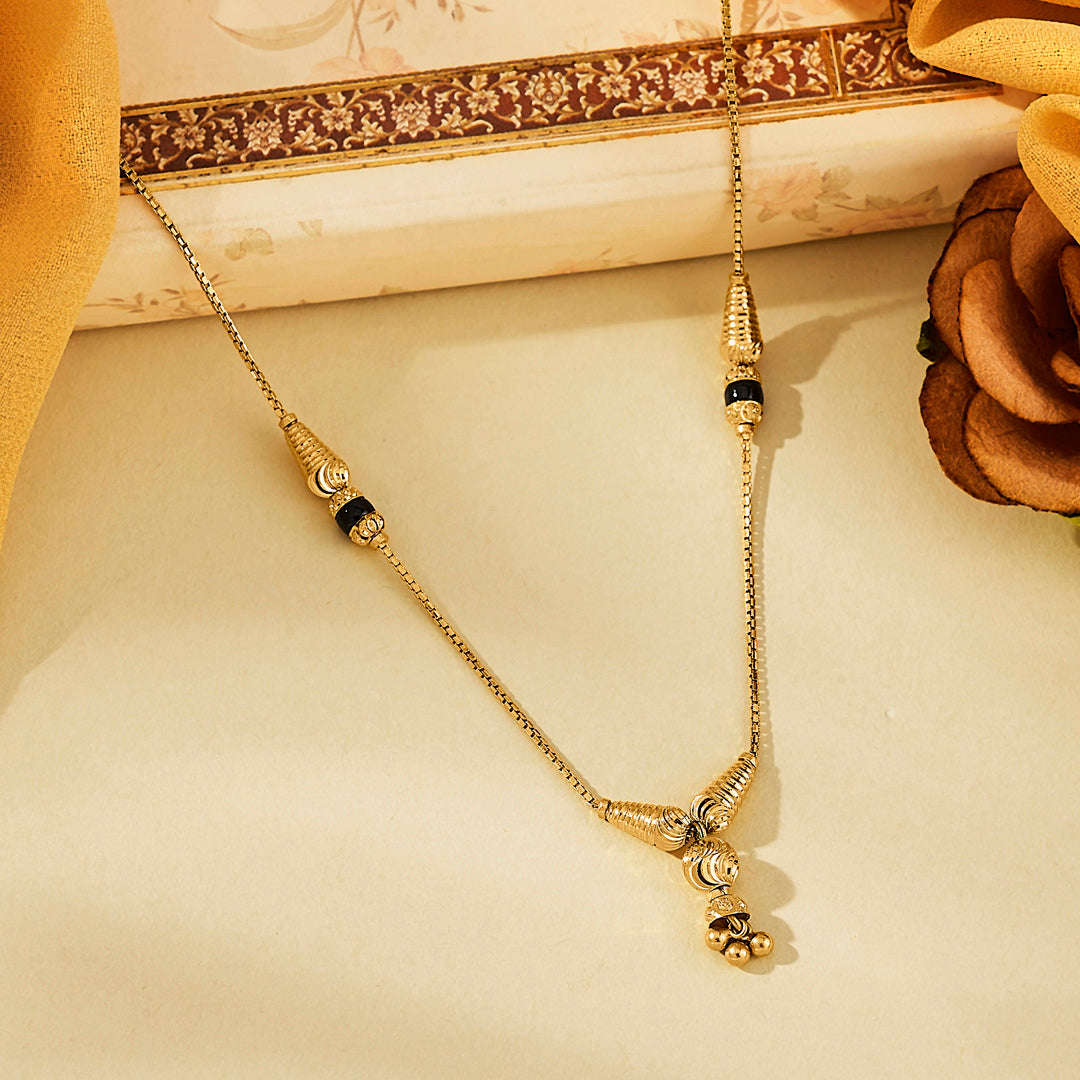 Sacred Whisper Gold Modern Mangalsutra for Women