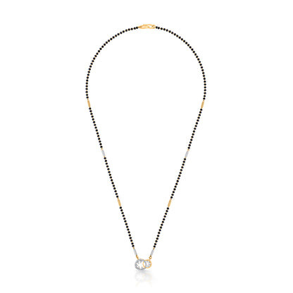 Twin Loop Gold Modern Mangalsutra for Women