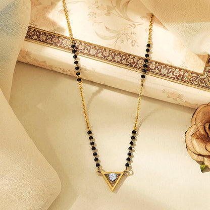 Viva Spark Gold Modern Mangalsutra for Women