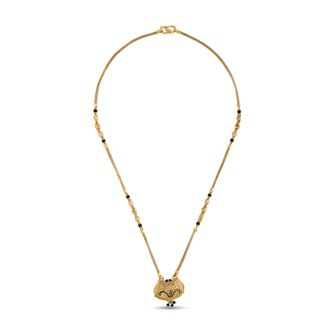 Sacred Bloom Traditional Gold Mangalsutra