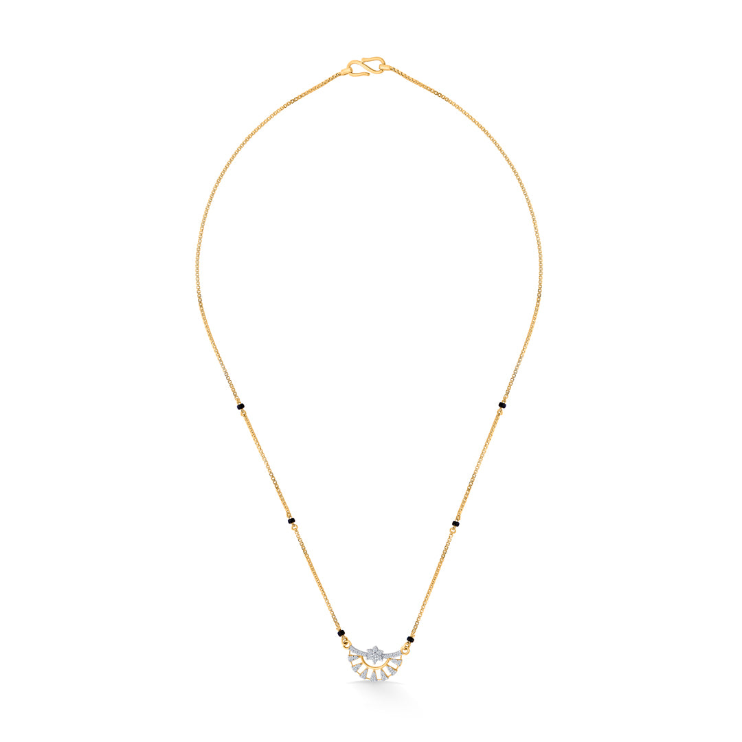 dawncrest gold modern mangalsutra for women