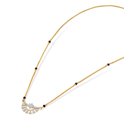 Dawncrest Gold Modern Mangalsutra for Women