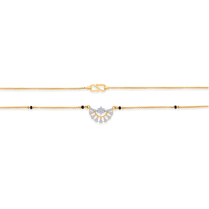 Dawncrest Gold Modern Mangalsutra for Women