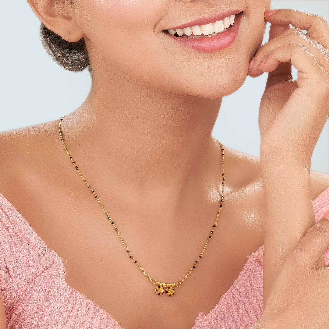 Shubh Bandhan Gold Modern Mangalsutra for Women