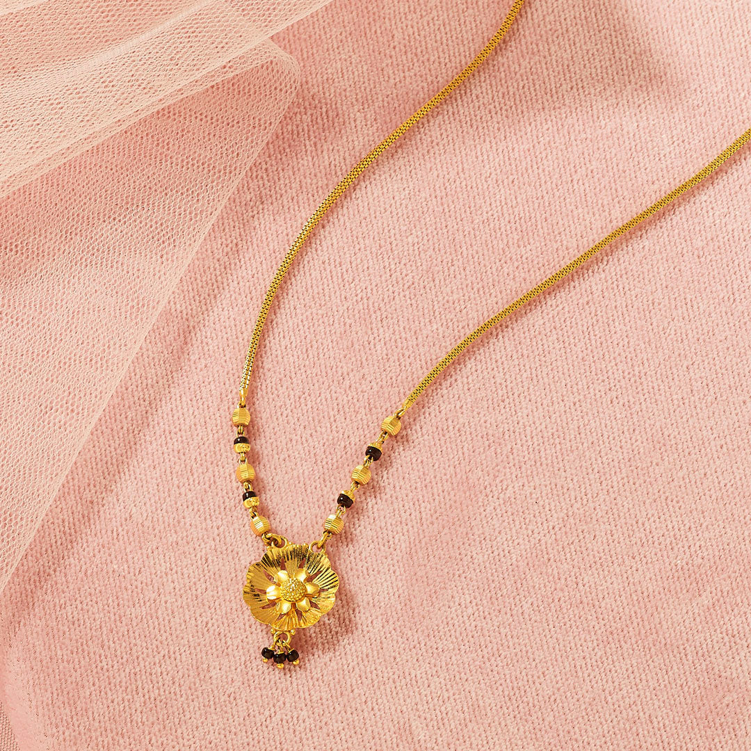 Swarna Phool Modern Gold Mangalsutra