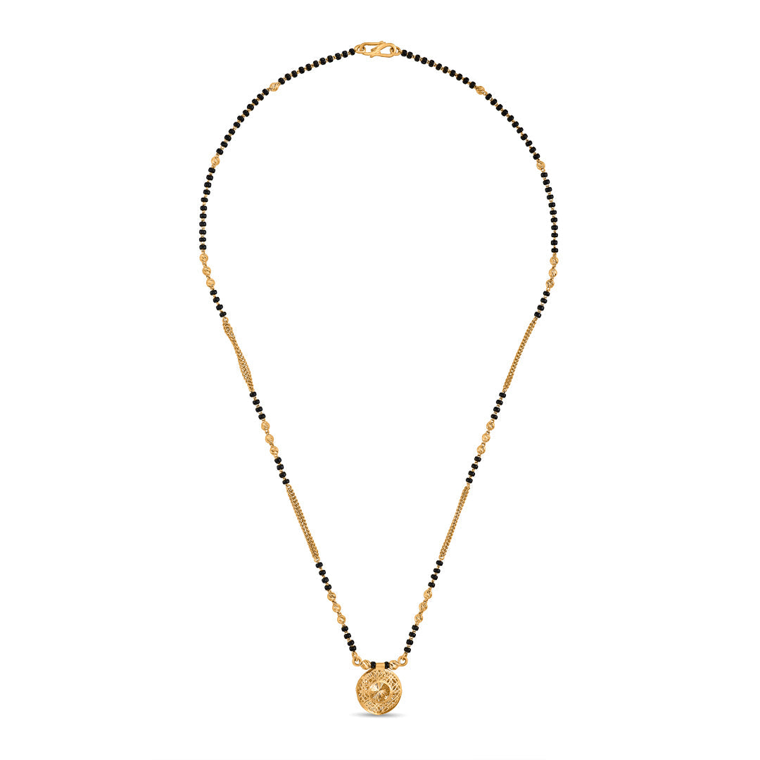 Radiant Circle Modern Gold Mangalsutra