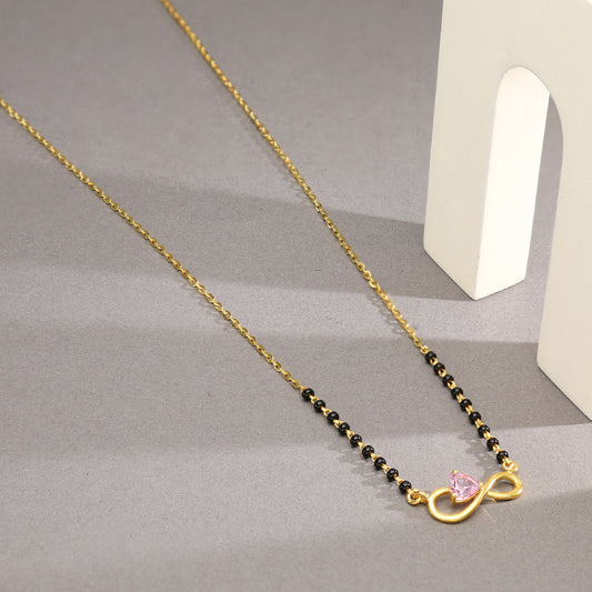 Forever Pink Gold Mangalsutra