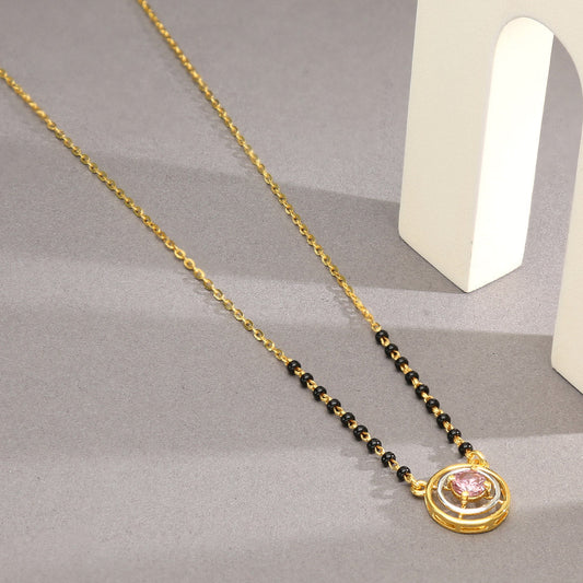 Peony Thread Gold Mangalsutra