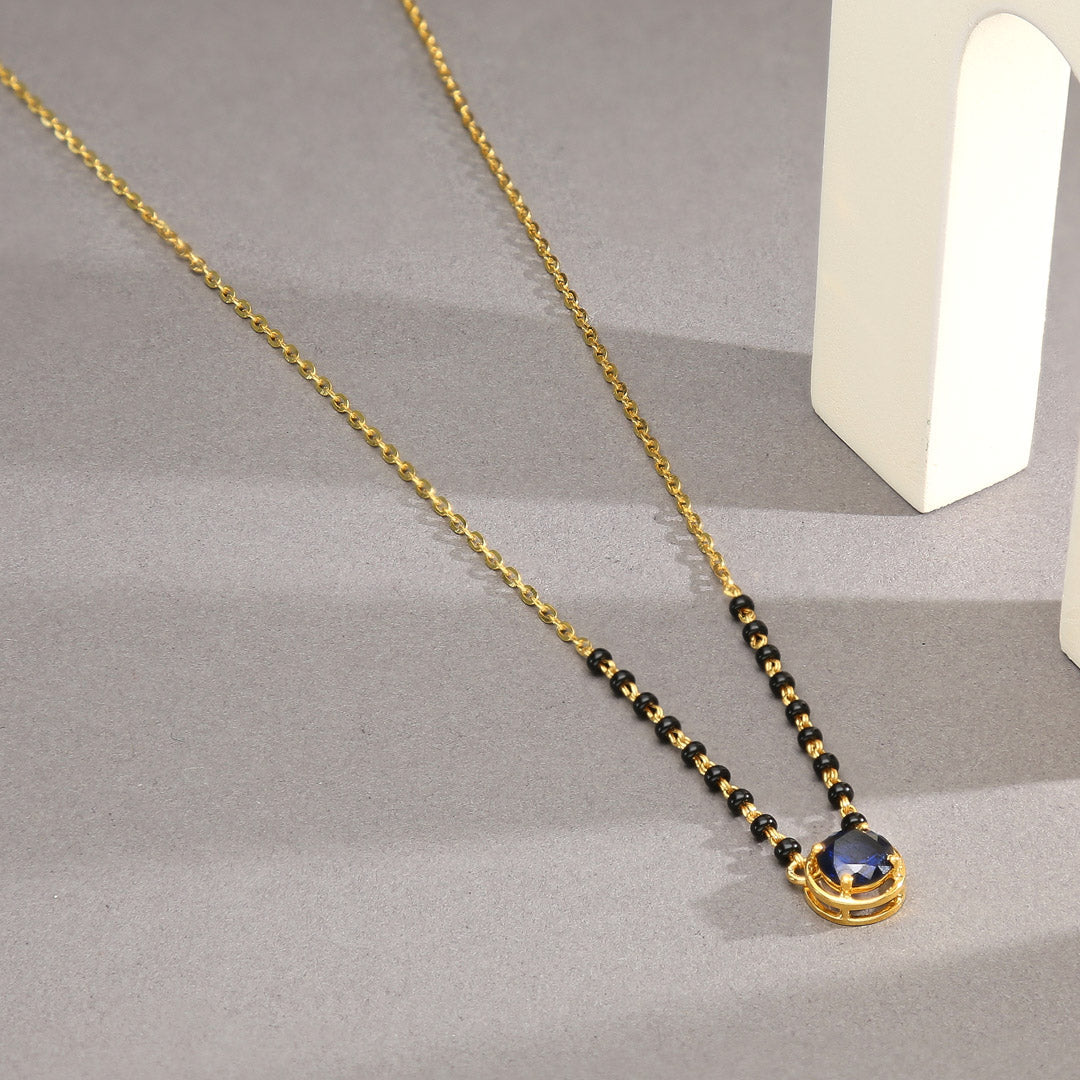 Bluelush Sutra Gold Mangalsutra for Her