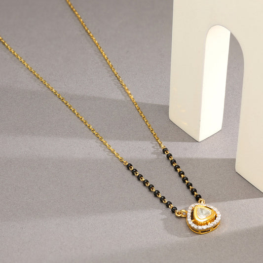 Together Woven Gold Mangalsutra for Her