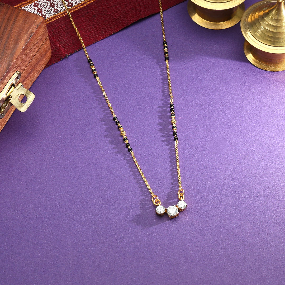 eternal three fancy mangalsutra
