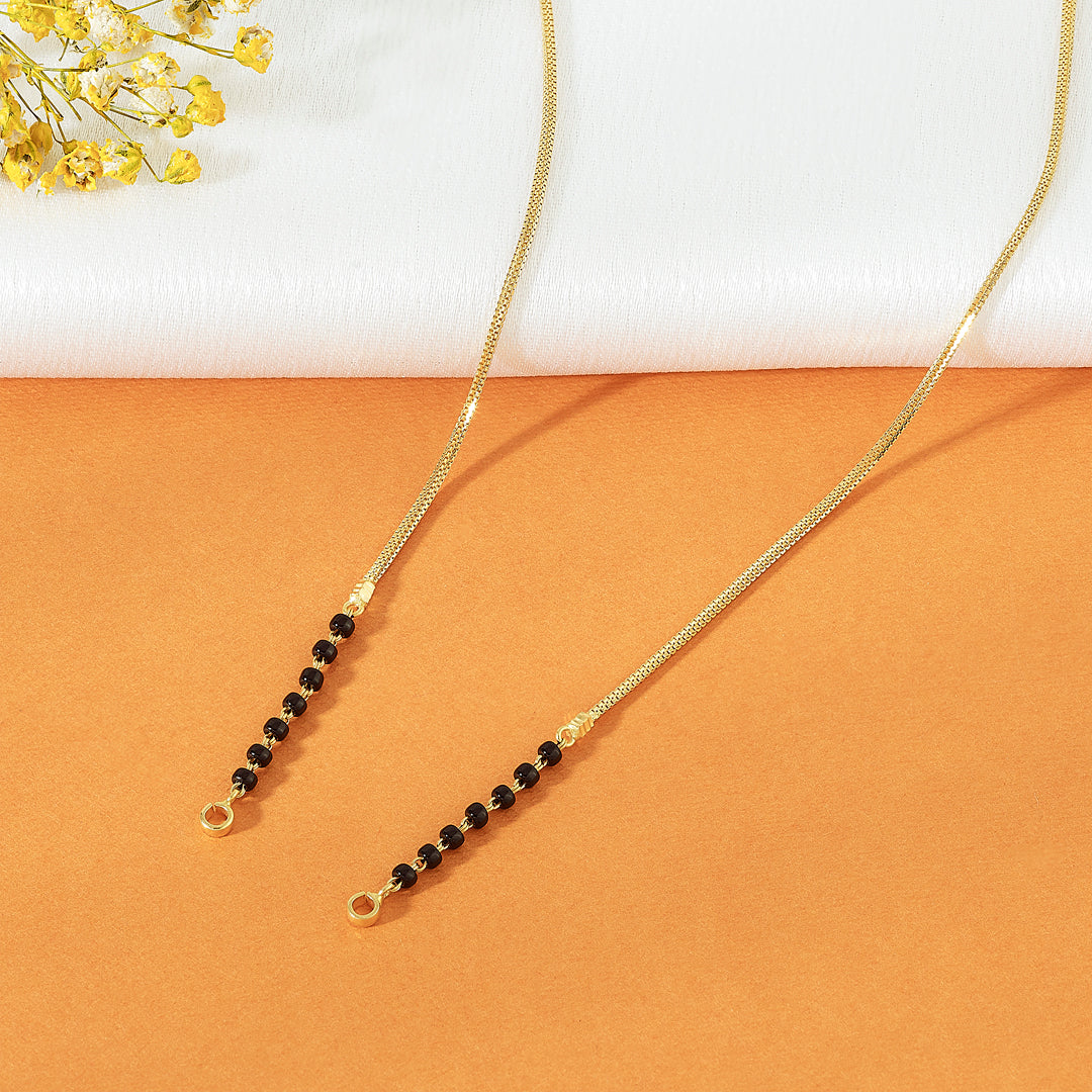 Sanvika Chains Gold Mangalsutra