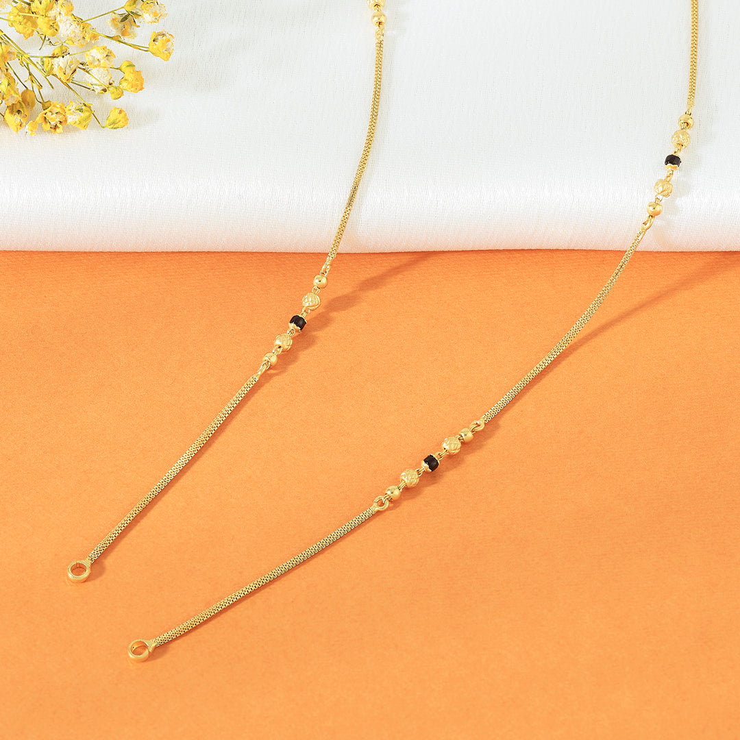 Suhaag Chains Gold Mangalsutra