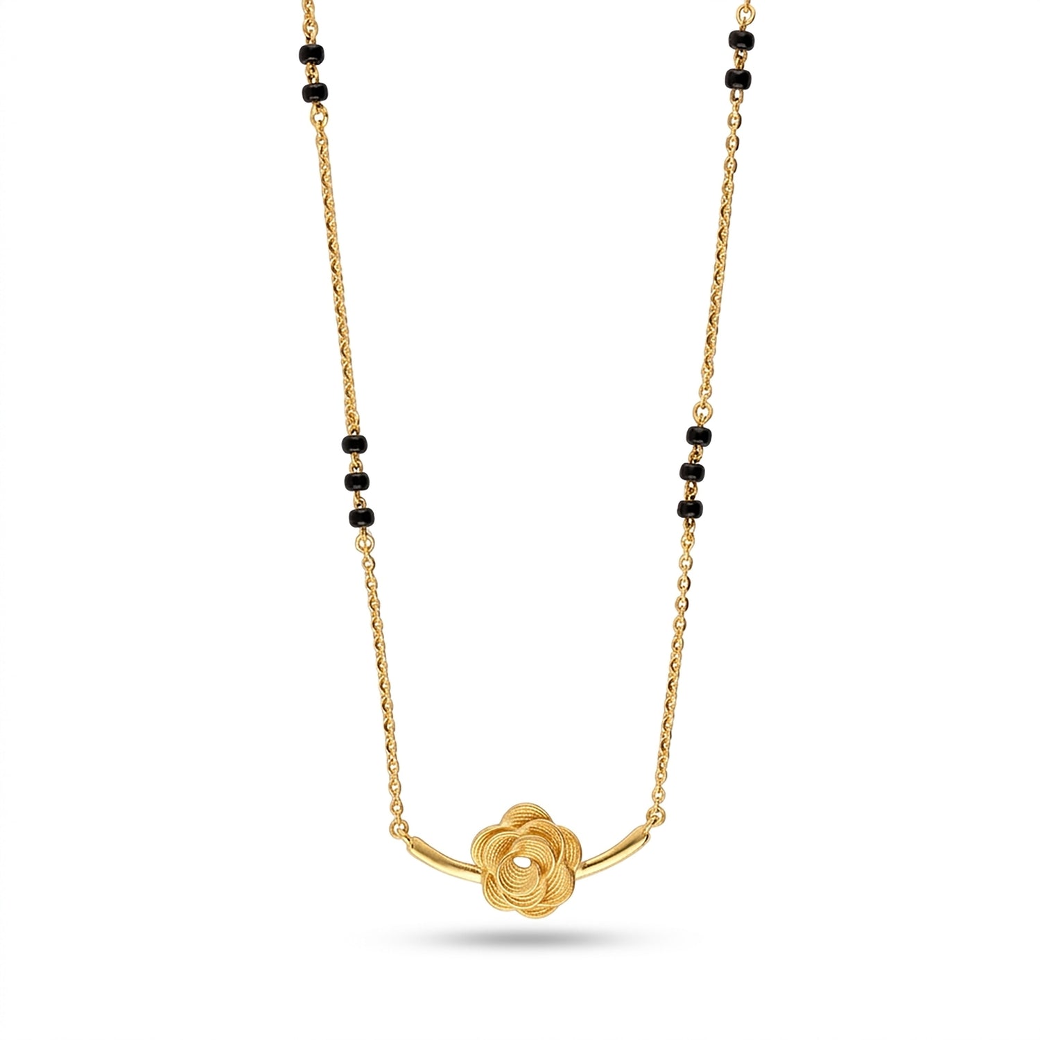 Blooming Flower 9Kt Gold Mangalsutra