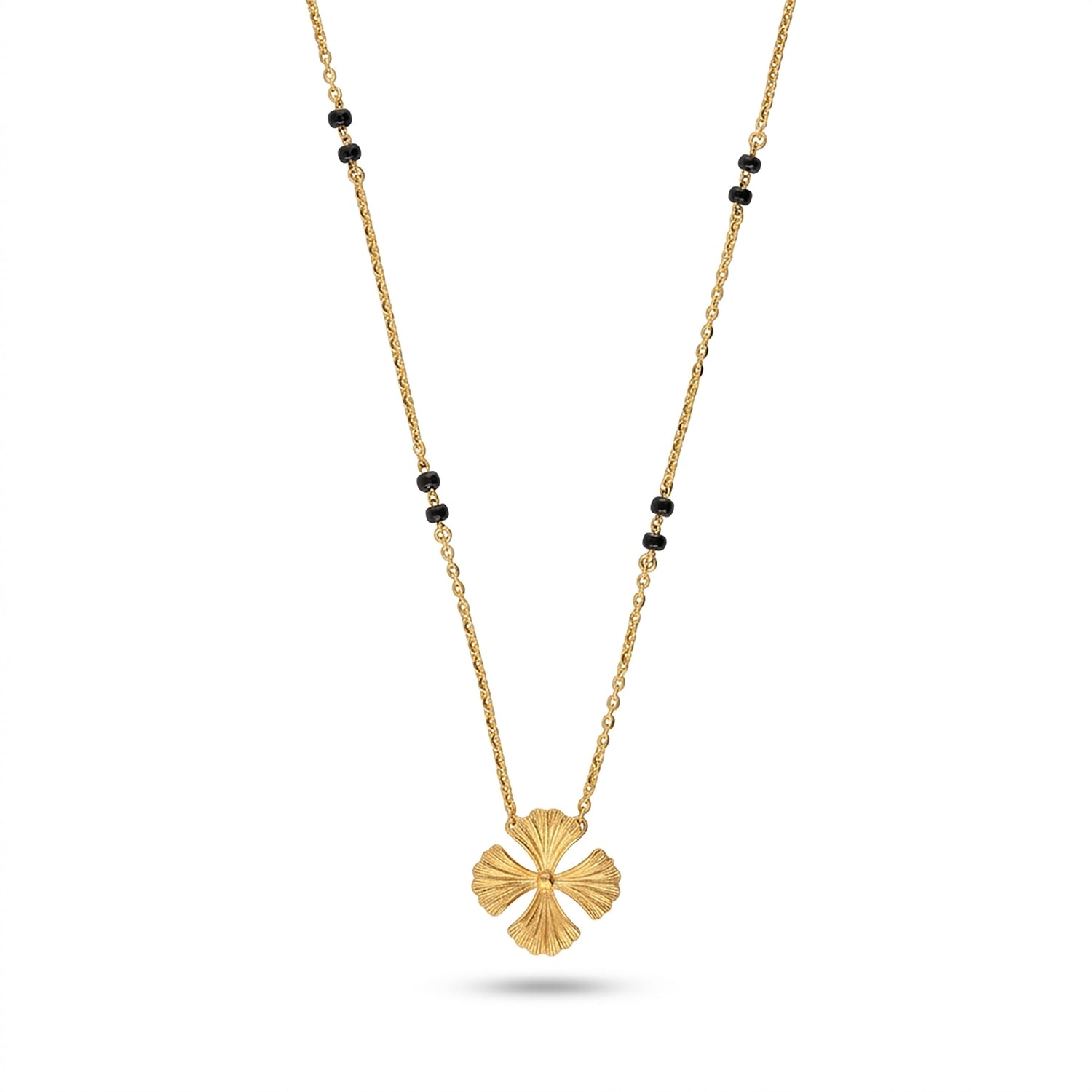 Radiant Clover 9Kt Gold Mangalsutra