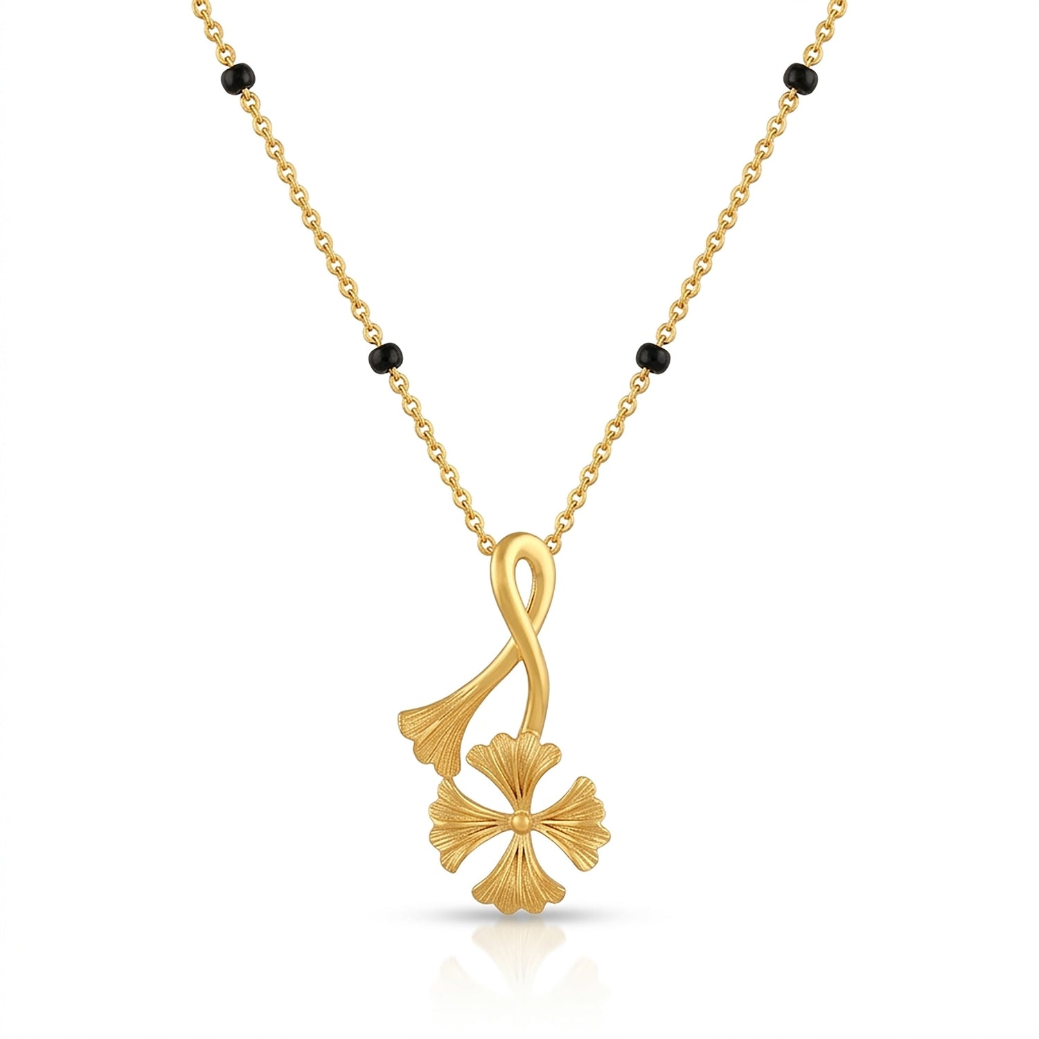Clover & Stem 9Kt Gold Mangalsutra