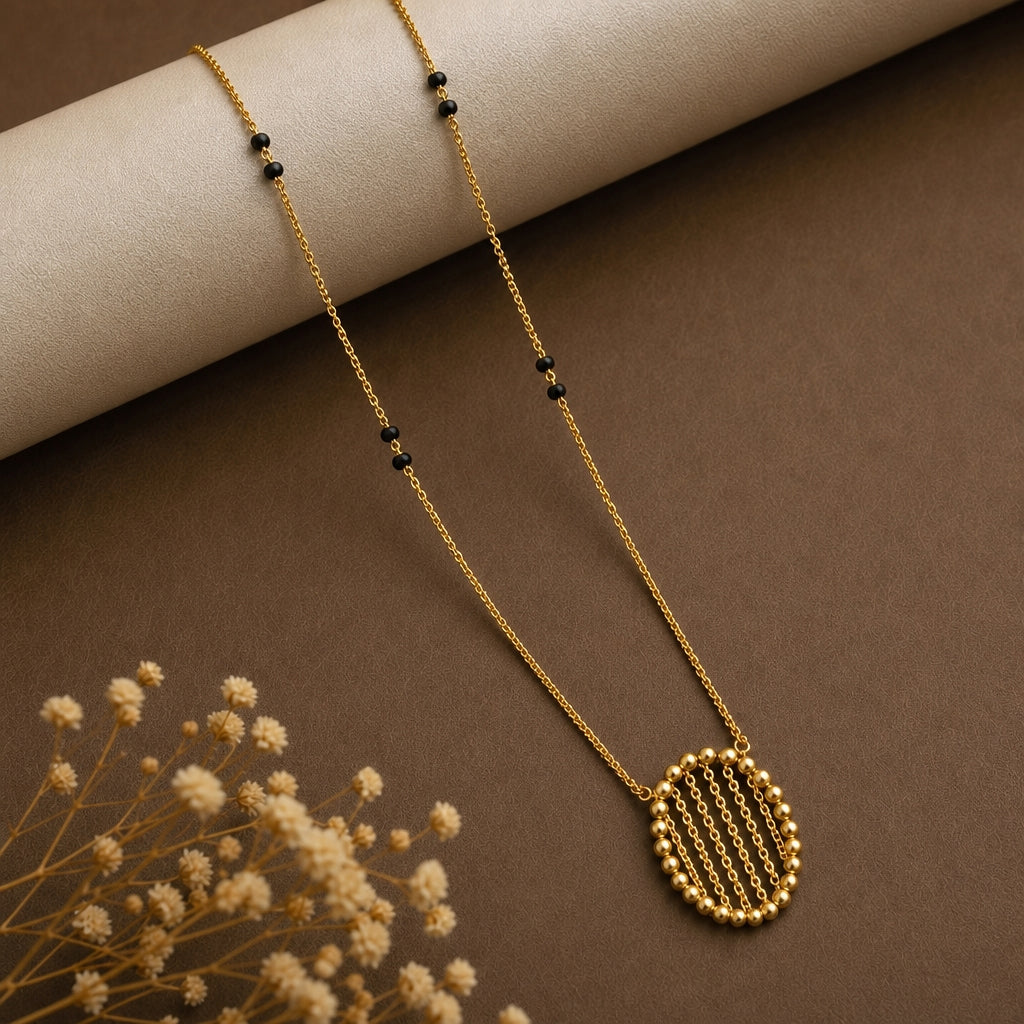 Halo of Chains 9Kt Gold Mangalsutra