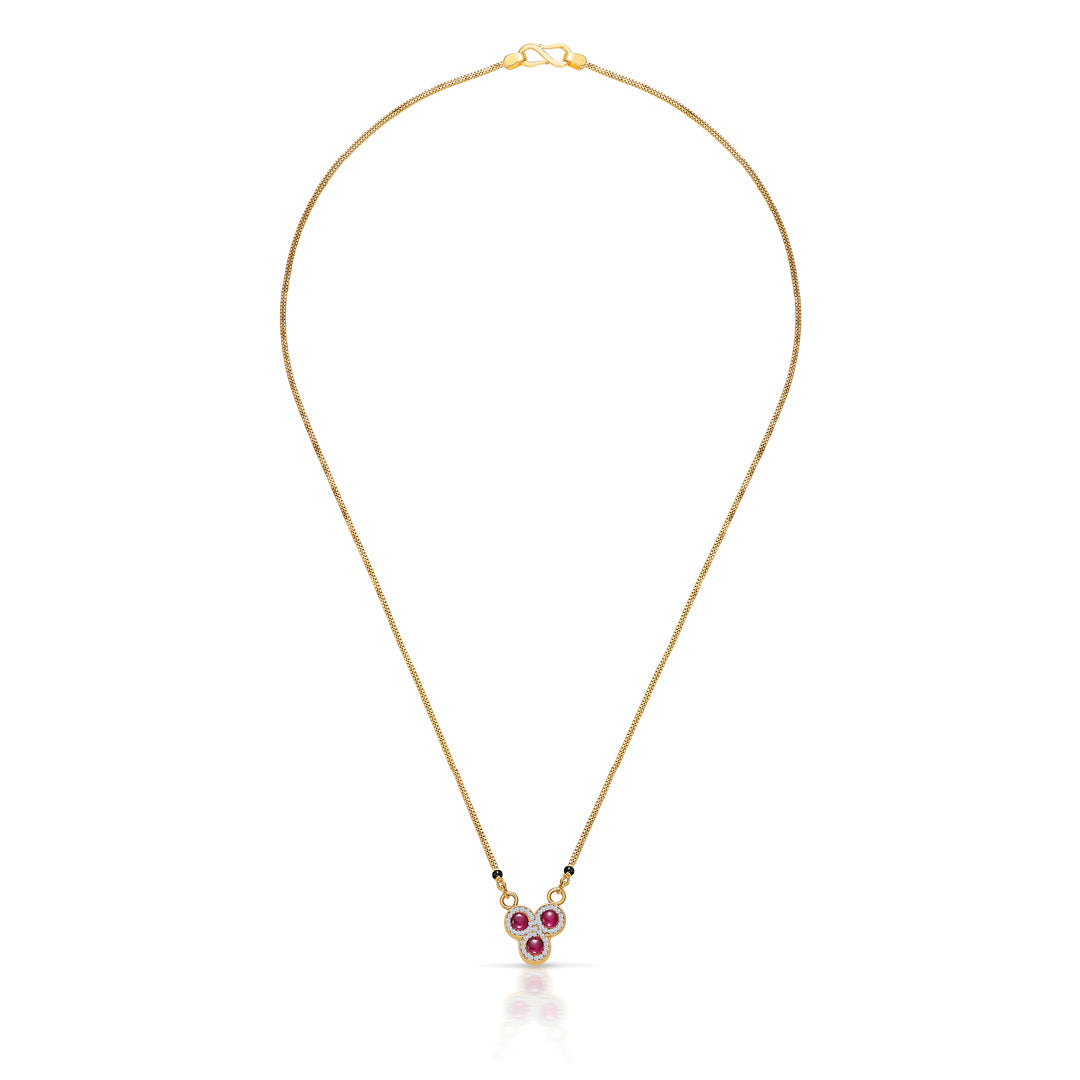 Treble Gold Modern Mangalsutra For Women
