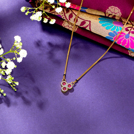 Treble Gold Modern Mangalsutra For Women