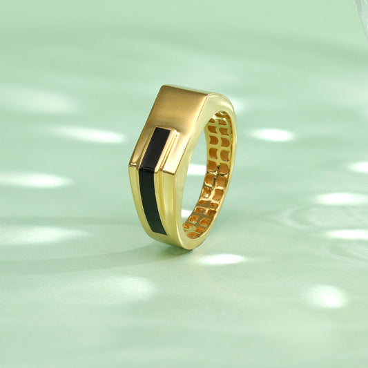 Knight’s Edge Mens Gold Rings For Men