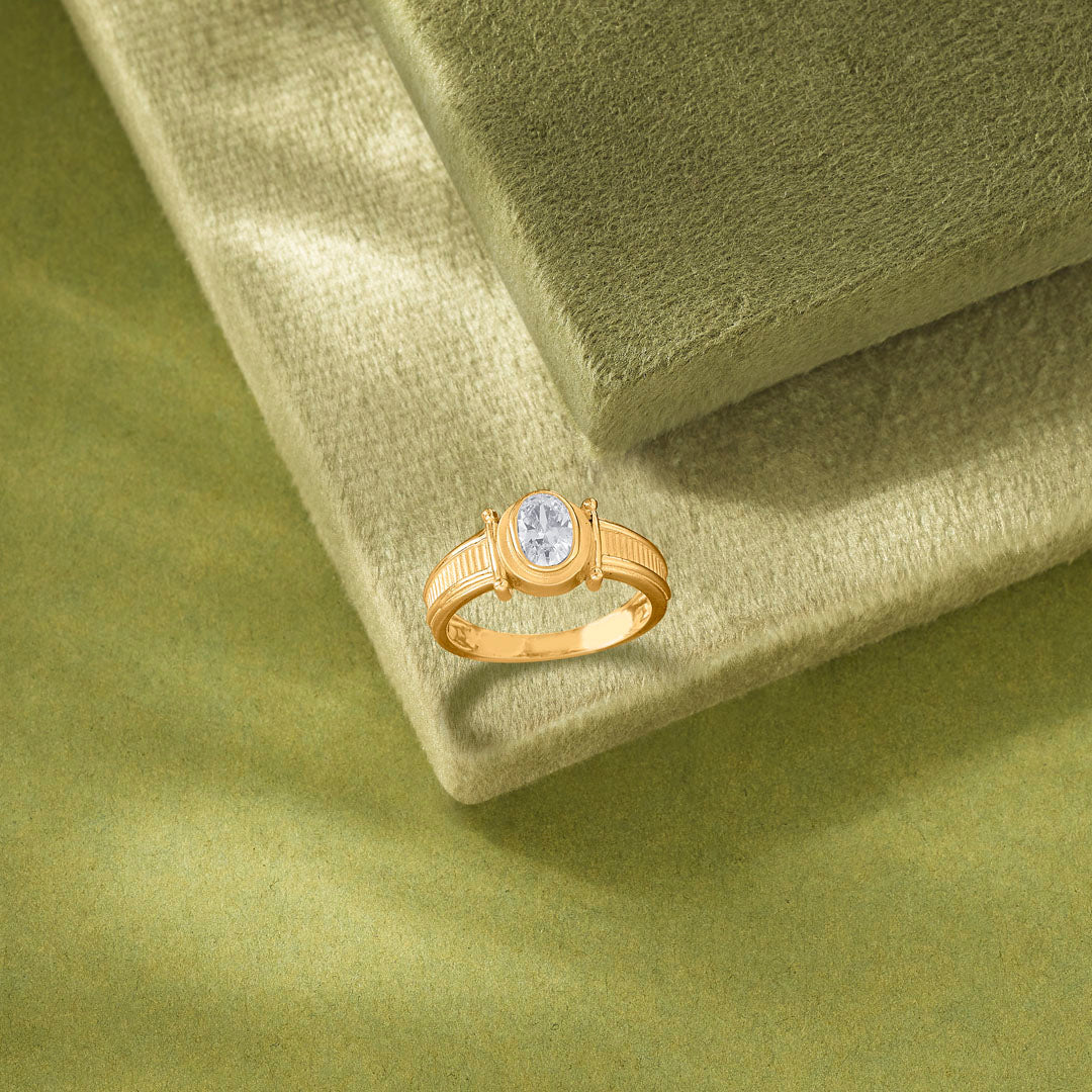 Manikya Vaibhav  Men's  Gold Ring
