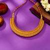 Vajratik Yellow Gold Choker Necklace For Women