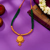 Gokak Mala Yellow Gold Thushi Necklace For Woman