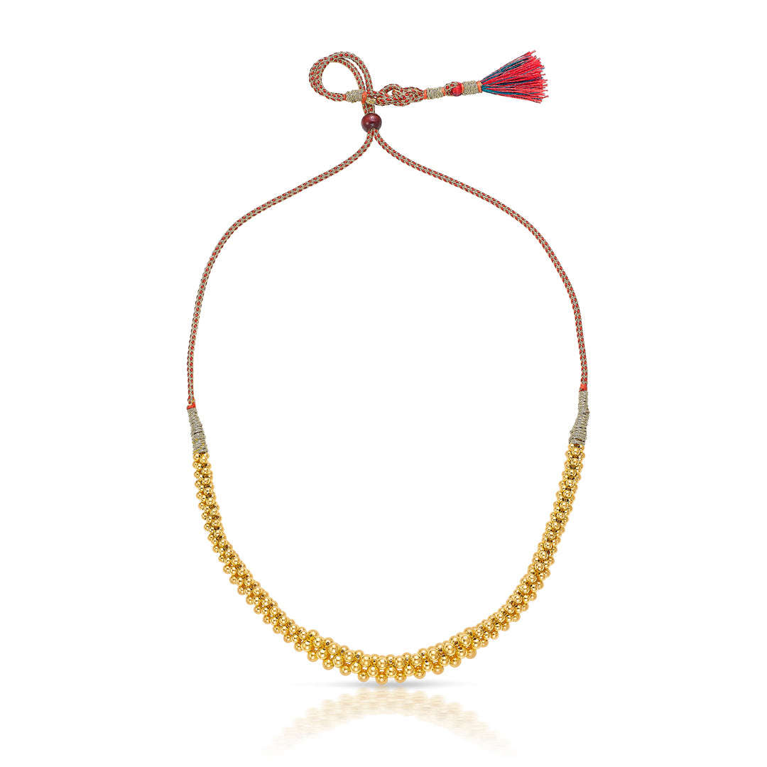Rani Yellow Gold Thushi Necklace For Women