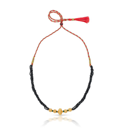 Kanthasakhi Kolhapuri Gold Thushi Choker