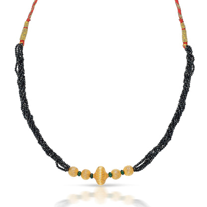 Kanthasakhi Kolhapuri Gold Thushi Choker
