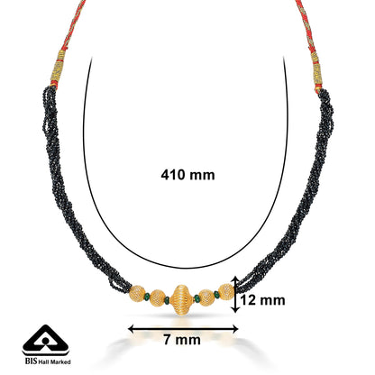 Kanthasakhi Kolhapuri Gold Thushi Choker