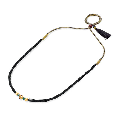 Nishtha Kolhapuri Gold Thushi Choker