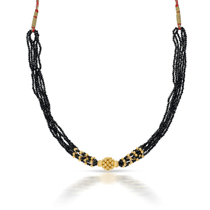 Urban Ethnic Yellow Gold Thushi Necklace For Women