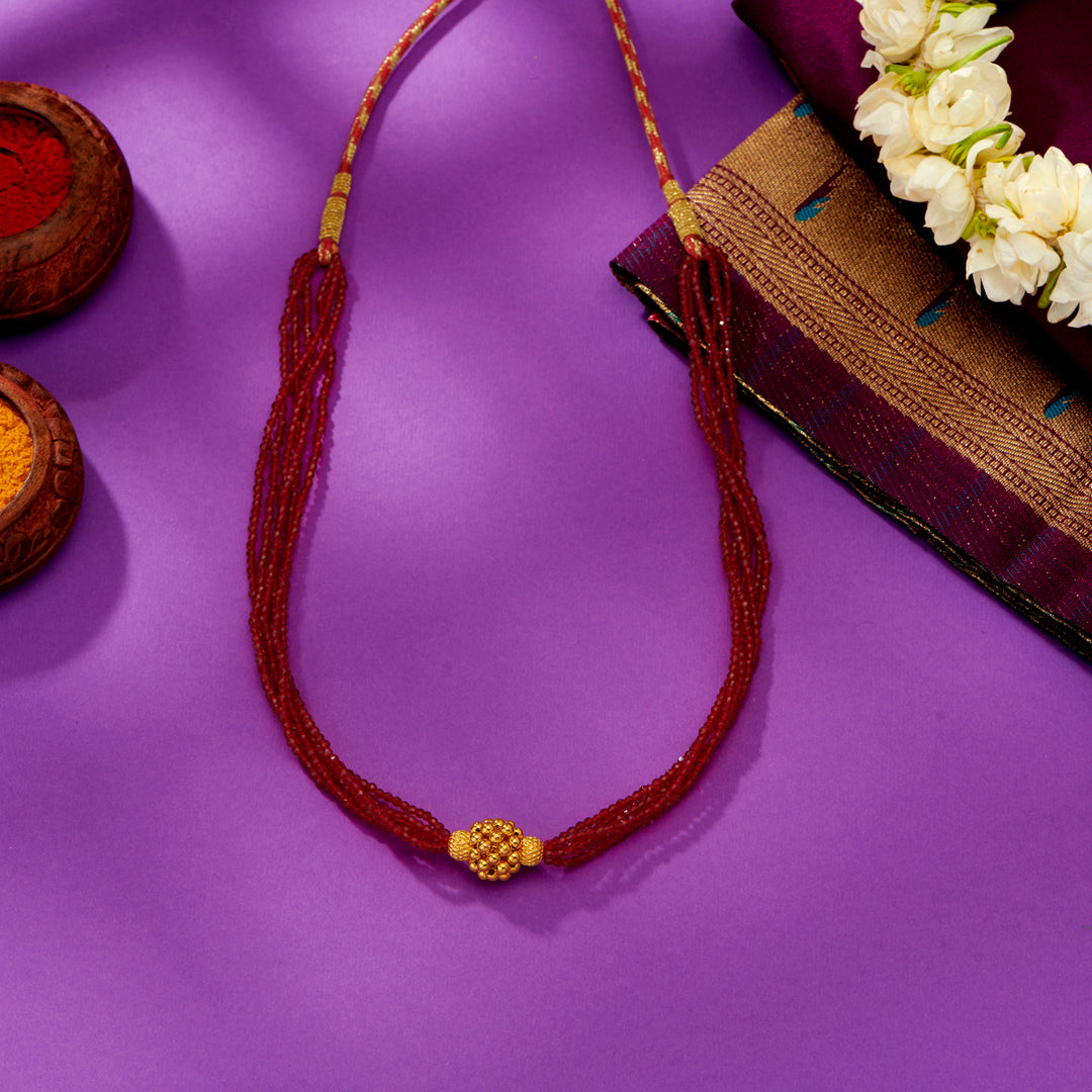 Kolhapuri Gold Choker For Women